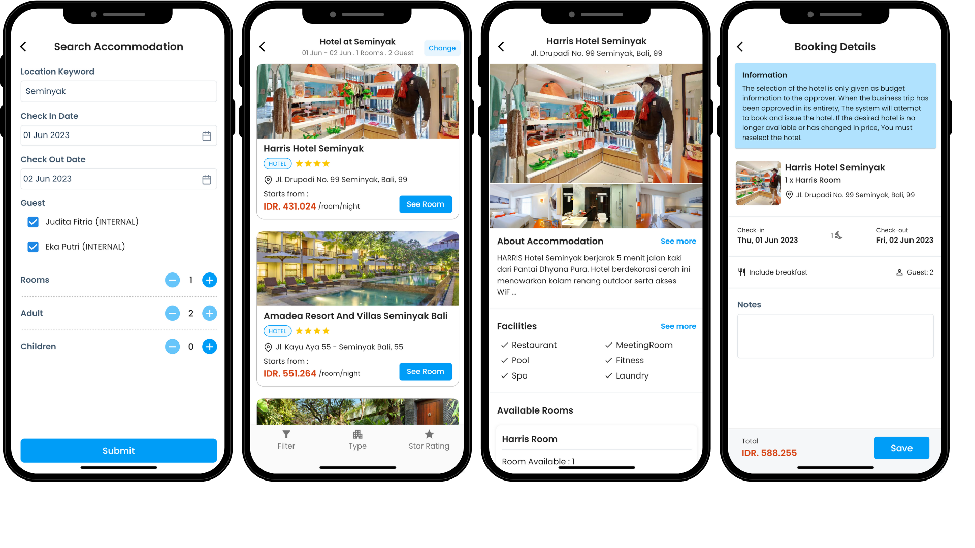 Integrated Bookings